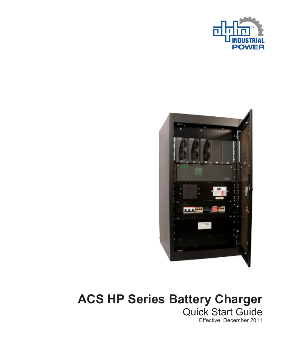 Alpha Technologies ACS HP Series User Manual | 24 pages