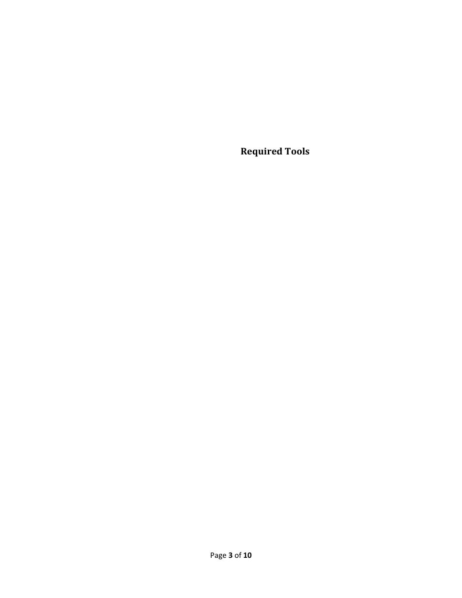 Required tools, Please read before you start | American Expedition Vehicles JK WINCH MOUNT User Manual | Page 3 / 10
