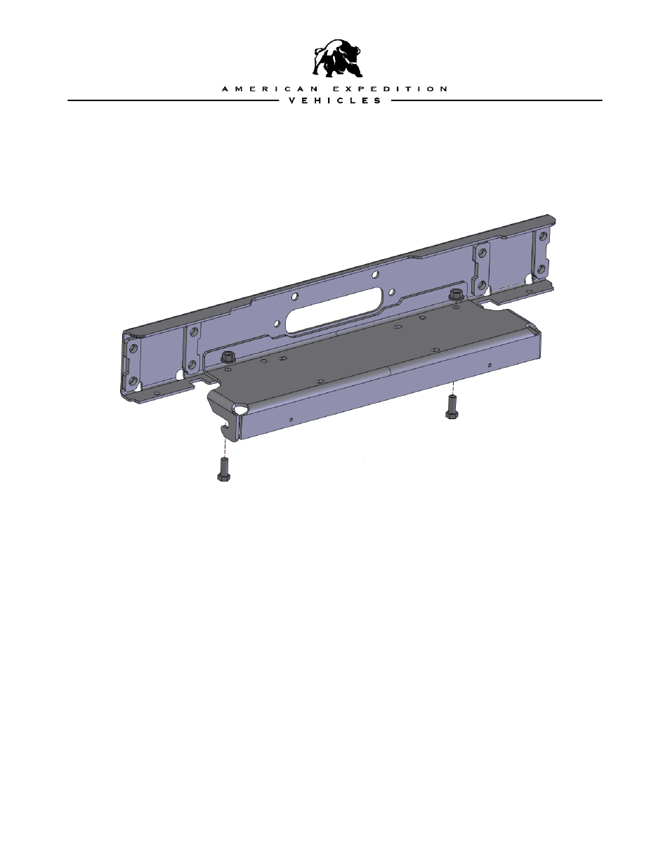 American Expedition Vehicles JK WINCH MOUNT CALL OF DUTY User Manual | 5 pages
