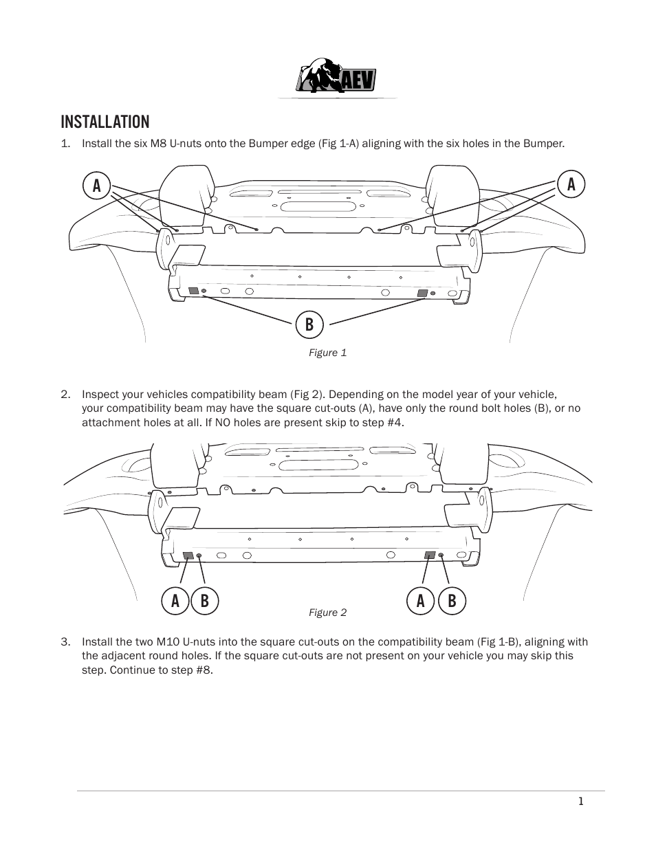 Installation | American Expedition Vehicles JK Front Bumper Skid Plate User Manual | Page 3 / 4