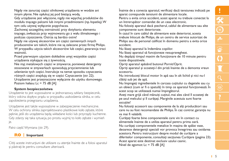 Philips HR2724 User Manual | Page 5 / 52