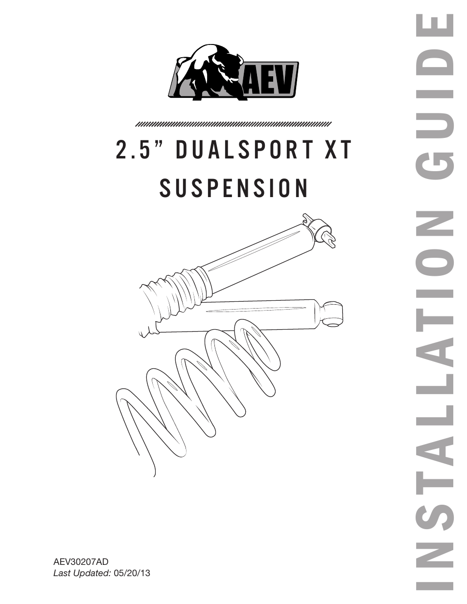 American Expedition Vehicles JK DualSport XT Suspension 2.5 User Manual | 11 pages