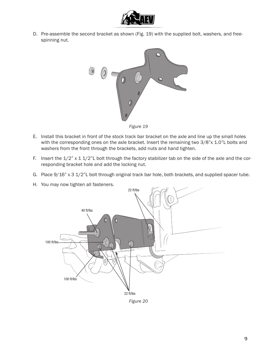 American Expedition Vehicles JK DualSport RS Suspension 3.5/4.5 User Manual | Page 11 / 17