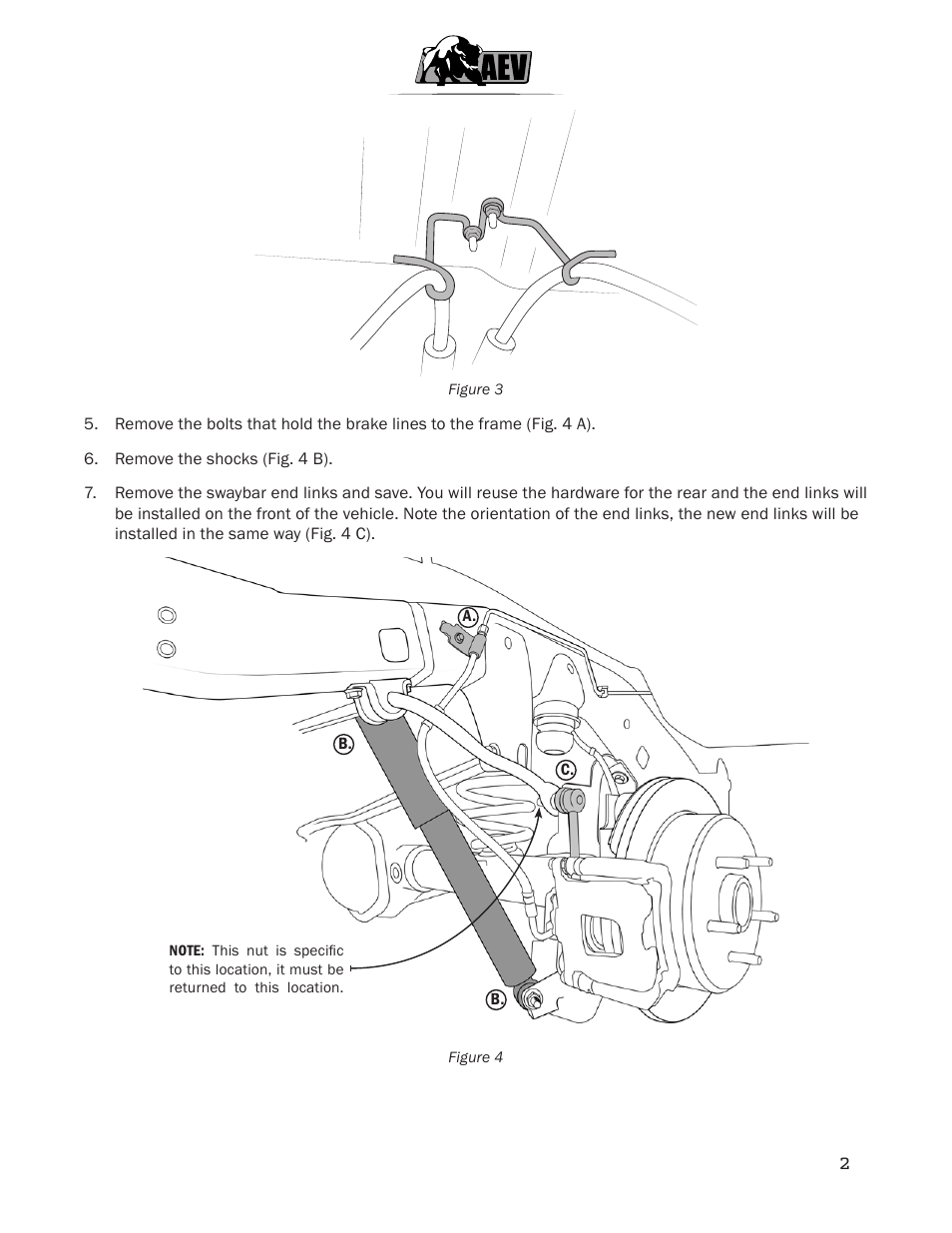 American Expedition Vehicles JK DualSport RS Suspension 3.5/4.5 User Manual | Page 4 / 17