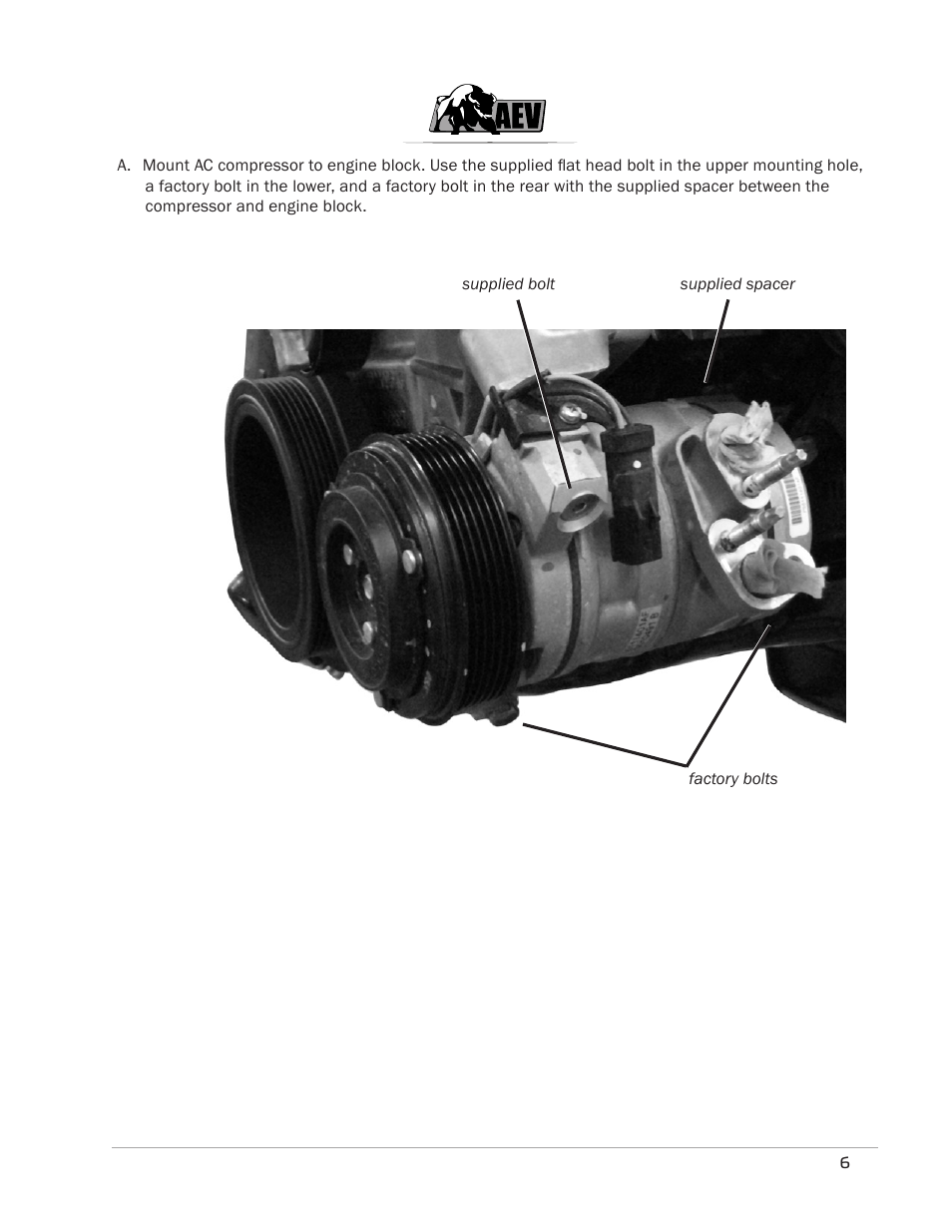 American Expedition Vehicles JK Hemi Builder Kit - Installation Guide for 07-11 JK Wrangler User Manual | Page 9 / 36