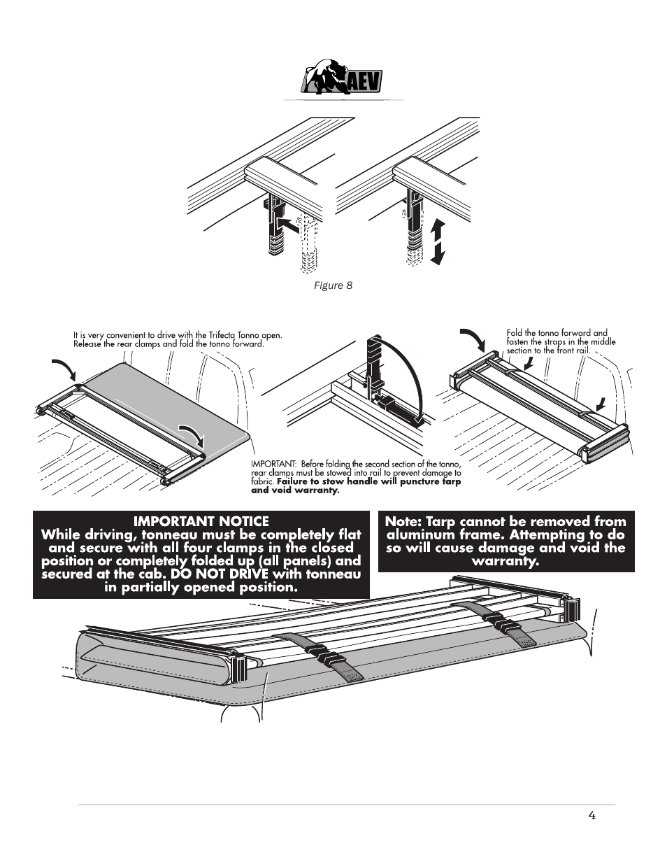 American Expedition Vehicles Brute Double Cab Tonneau Cover User Manual | Page 6 / 6