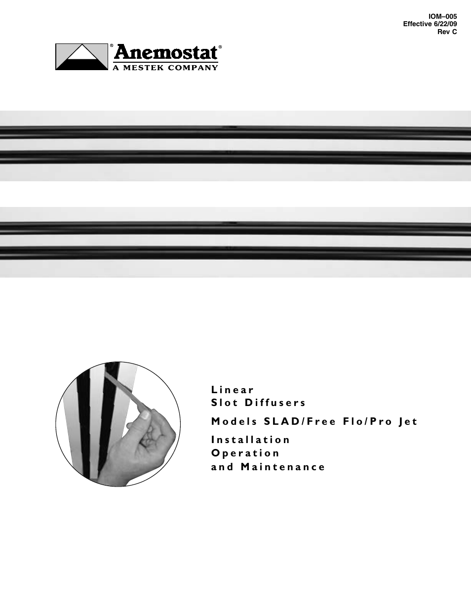 Anemostat Pro Jet User Manual | 7 pages