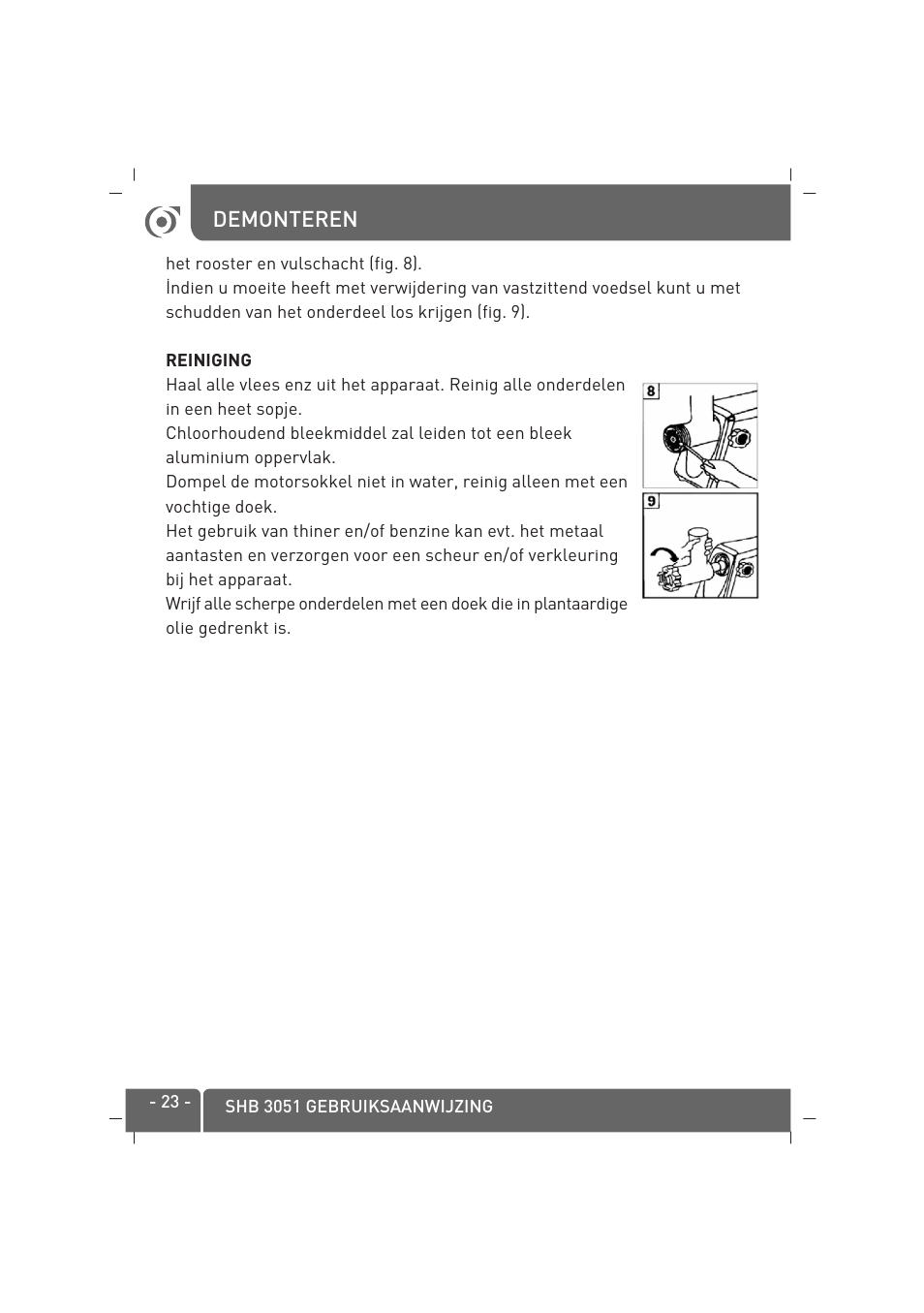 SINBO SHB-3051 User Manual | Page 24 / 52