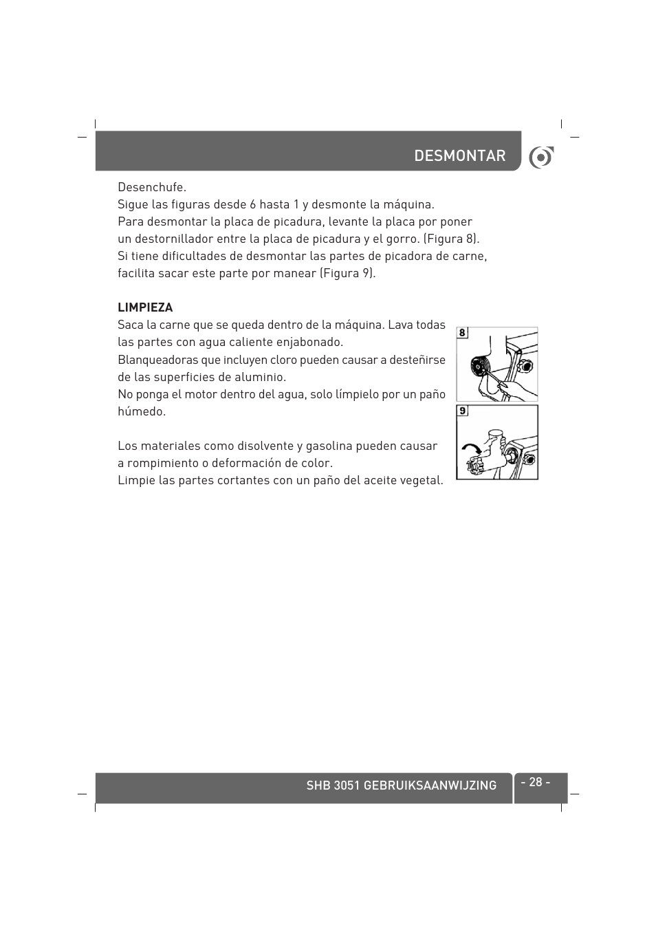 SINBO SHB-3051 User Manual | Page 29 / 52