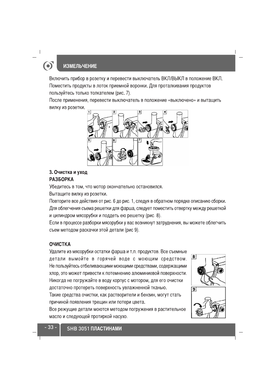 SINBO SHB-3051 User Manual | Page 34 / 52