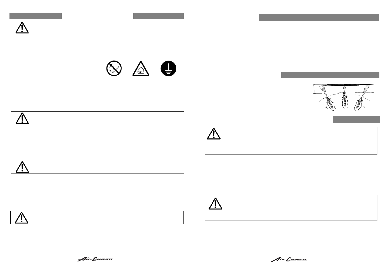 Installation, How to operate, Maintenance after painting | Safety warnings | Anest Iwata AZPVA User Manual | Page 2 / 4