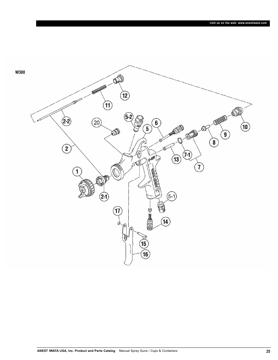 Anest Iwata Manual Spray Guns_Cups & Containers User Manual | Page 27 / 48
