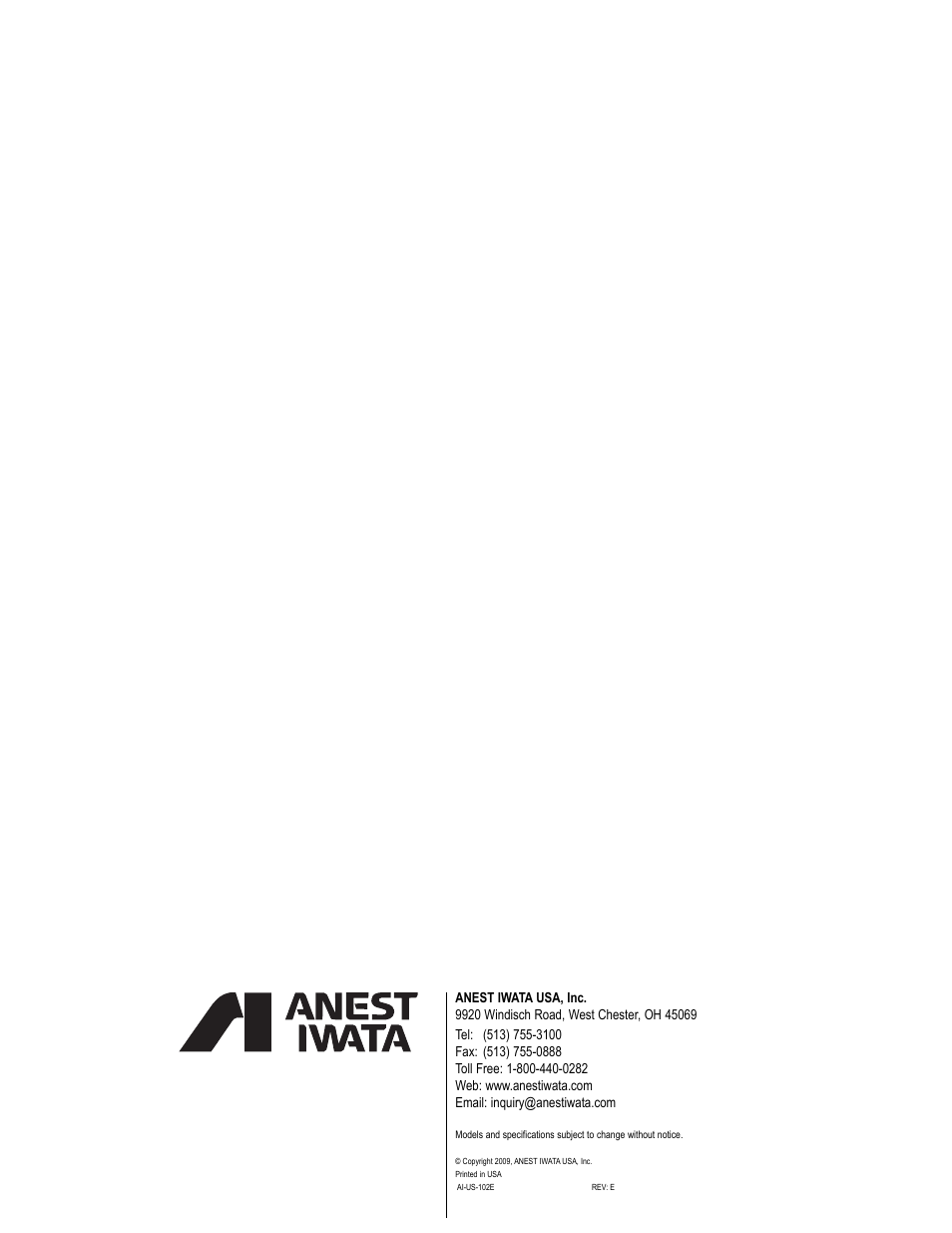 Anest Iwata Manual Spray Guns_Cups & Containers User Manual | Page 48 / 48
