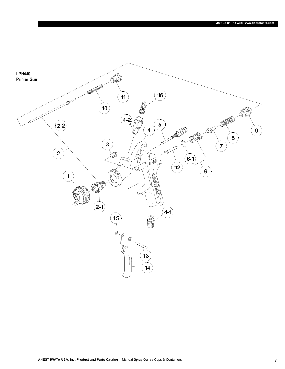 Anest Iwata Manual Spray Guns_Cups & Containers User Manual | Page 9 / 48