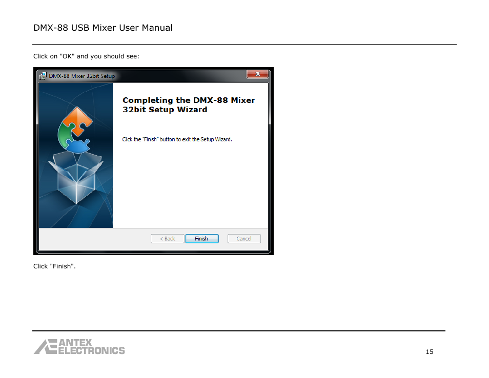 Dmx-88 usb mixer user manual | Antex Electronics DMX-88 USB Recording Mixer User Manual | Page 15 / 26