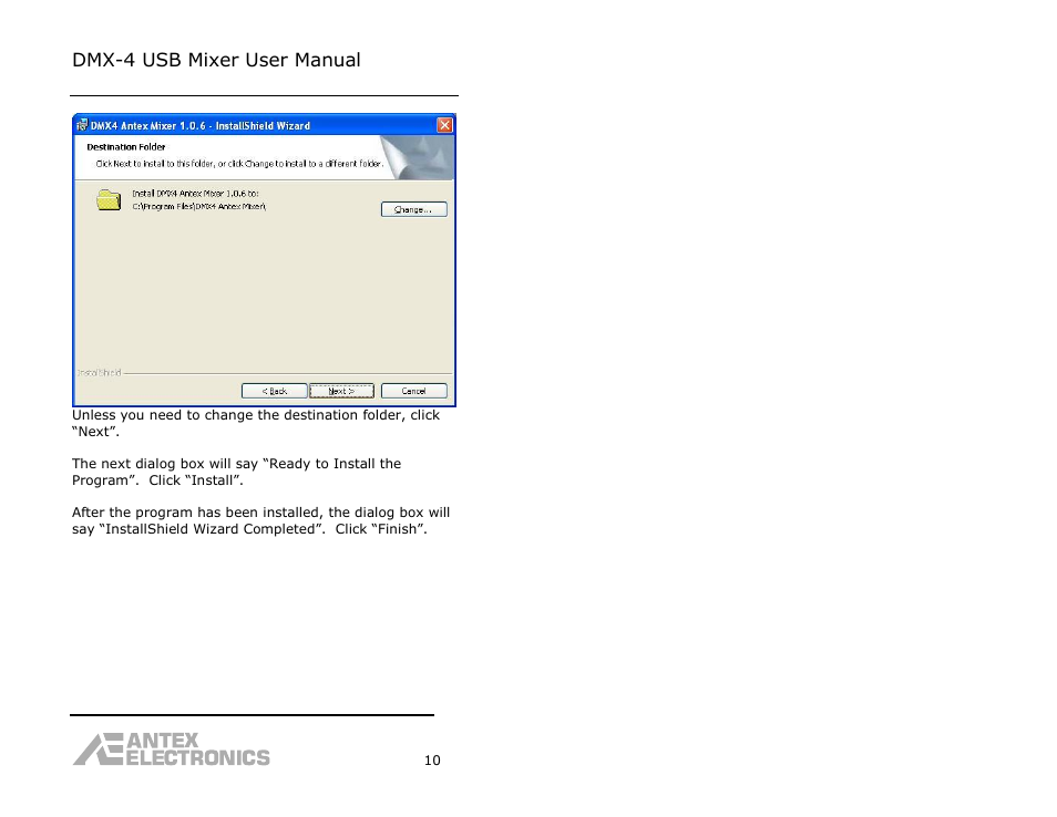 Dmx-4 usb mixer user manual | Antex Electronics DMX-4 USB Recording Mixer User Manual | Page 12 / 36