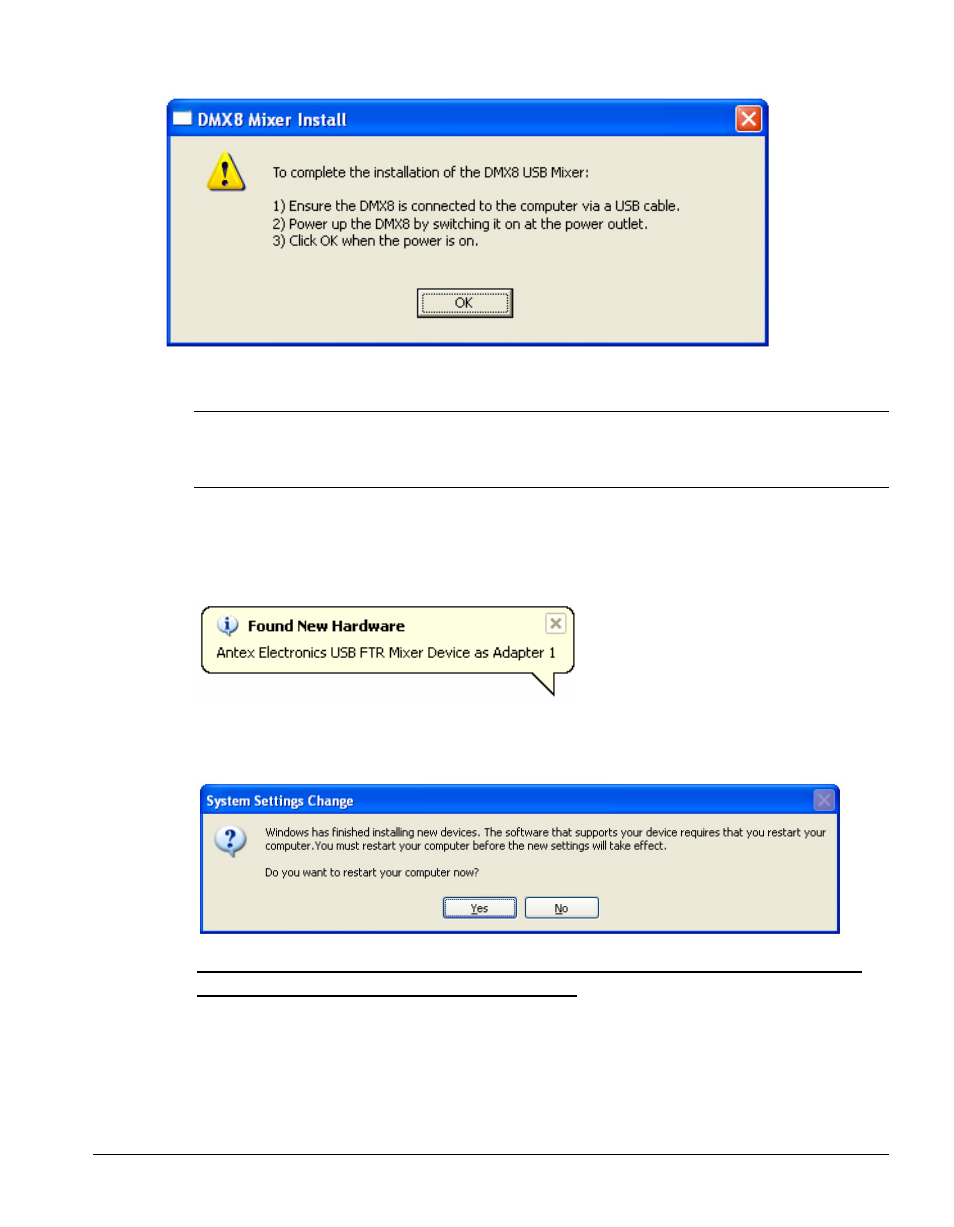 Antex Electronics DMX8 USB Mixer User Manual | Page 13 / 31