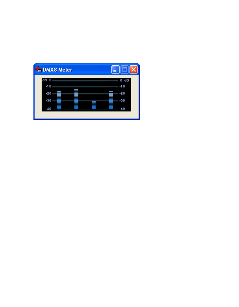 Dmx8 meter | Antex Electronics DMX8 USB Mixer User Manual | Page 25 / 31