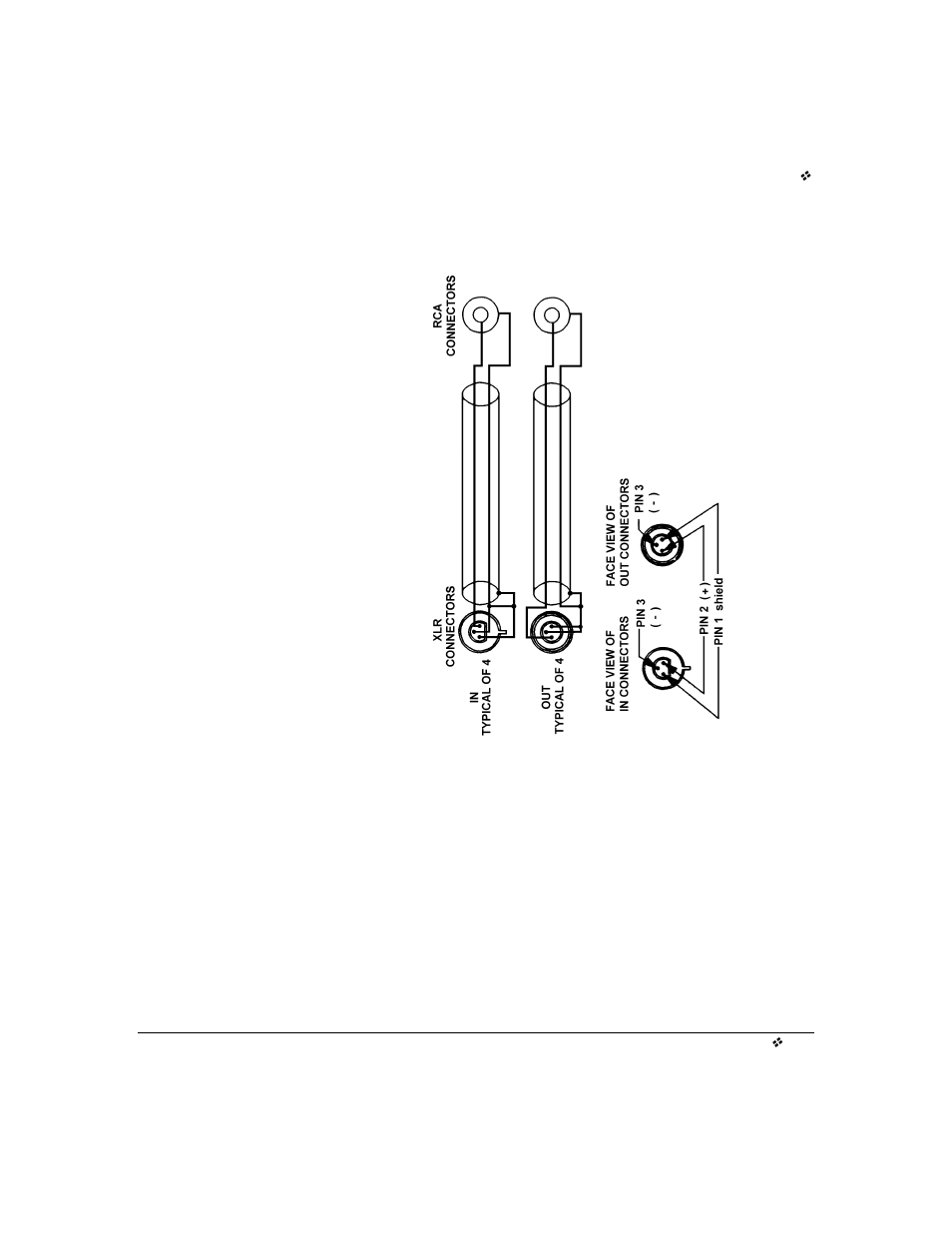 Balanced-to- singled- ended adapter schematic | Antex Electronics StudioCard AV Pro, StudioCard 2000, & SC-22 User Manual | Page 144 / 147