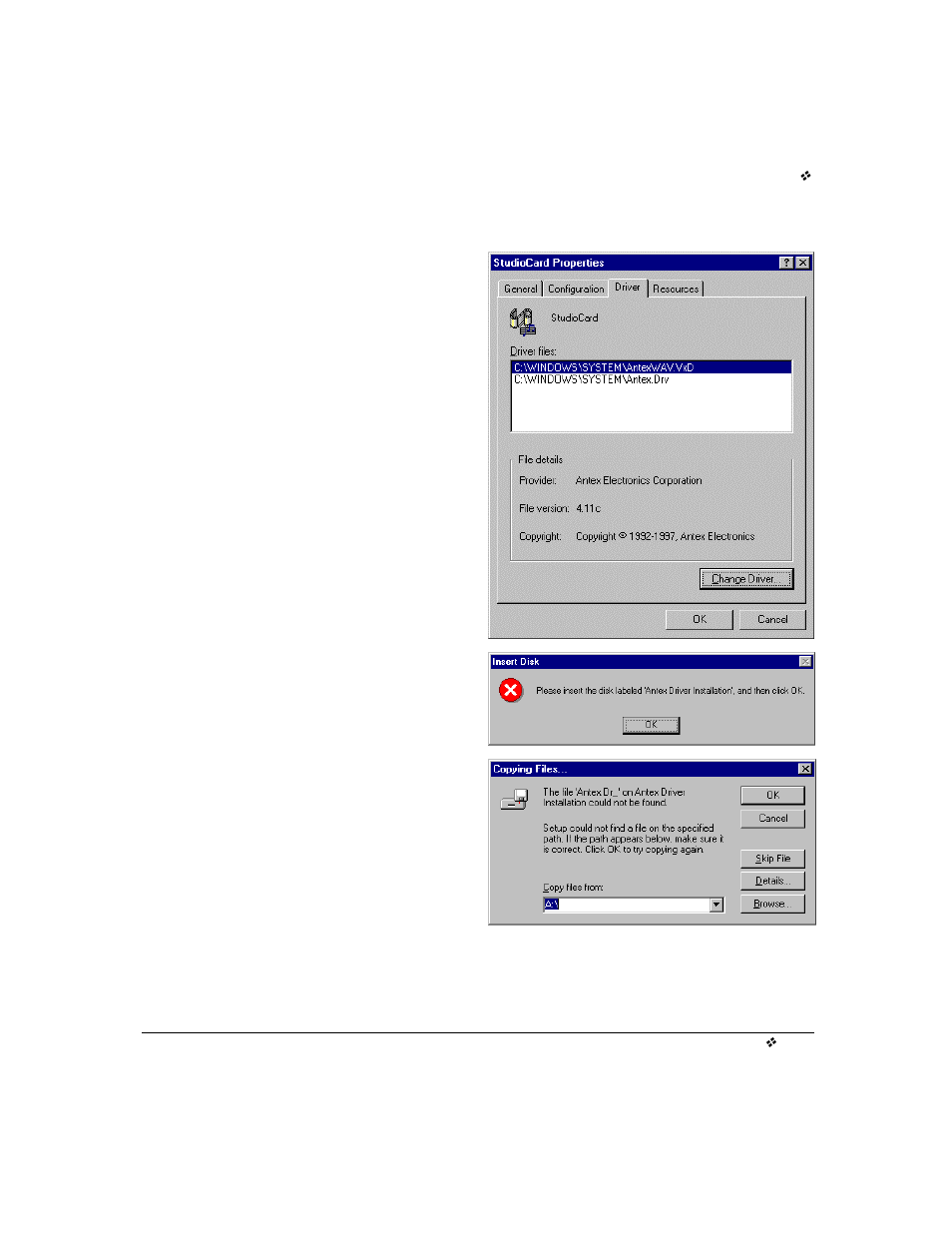 Step 7, Step 8, Step 9 | Antex Electronics StudioCard AV Pro, StudioCard 2000, & SC-22 User Manual | Page 45 / 147