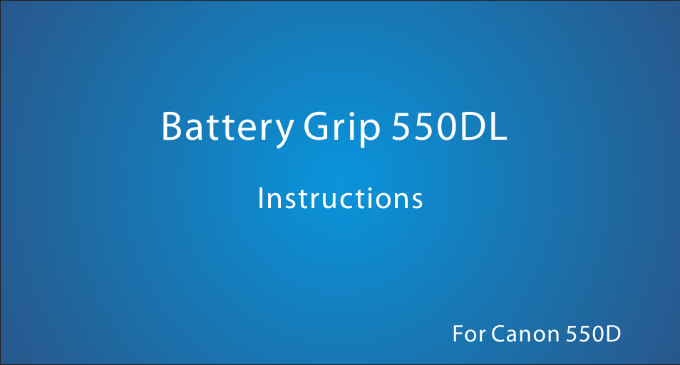 Aputure Battery Grip 550DL User Manual | 32 pages