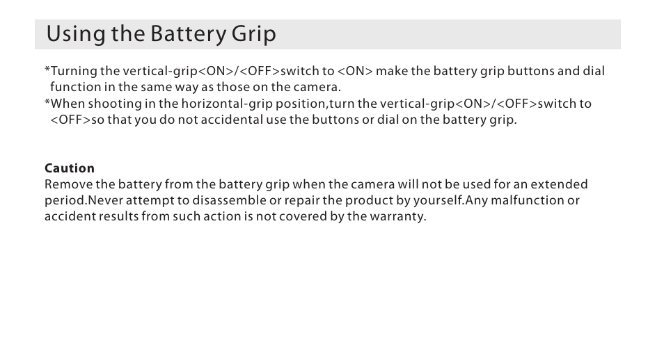 页 18, Using the battery grip | Aputure Battery Grip 550DL User Manual | Page 18 / 32