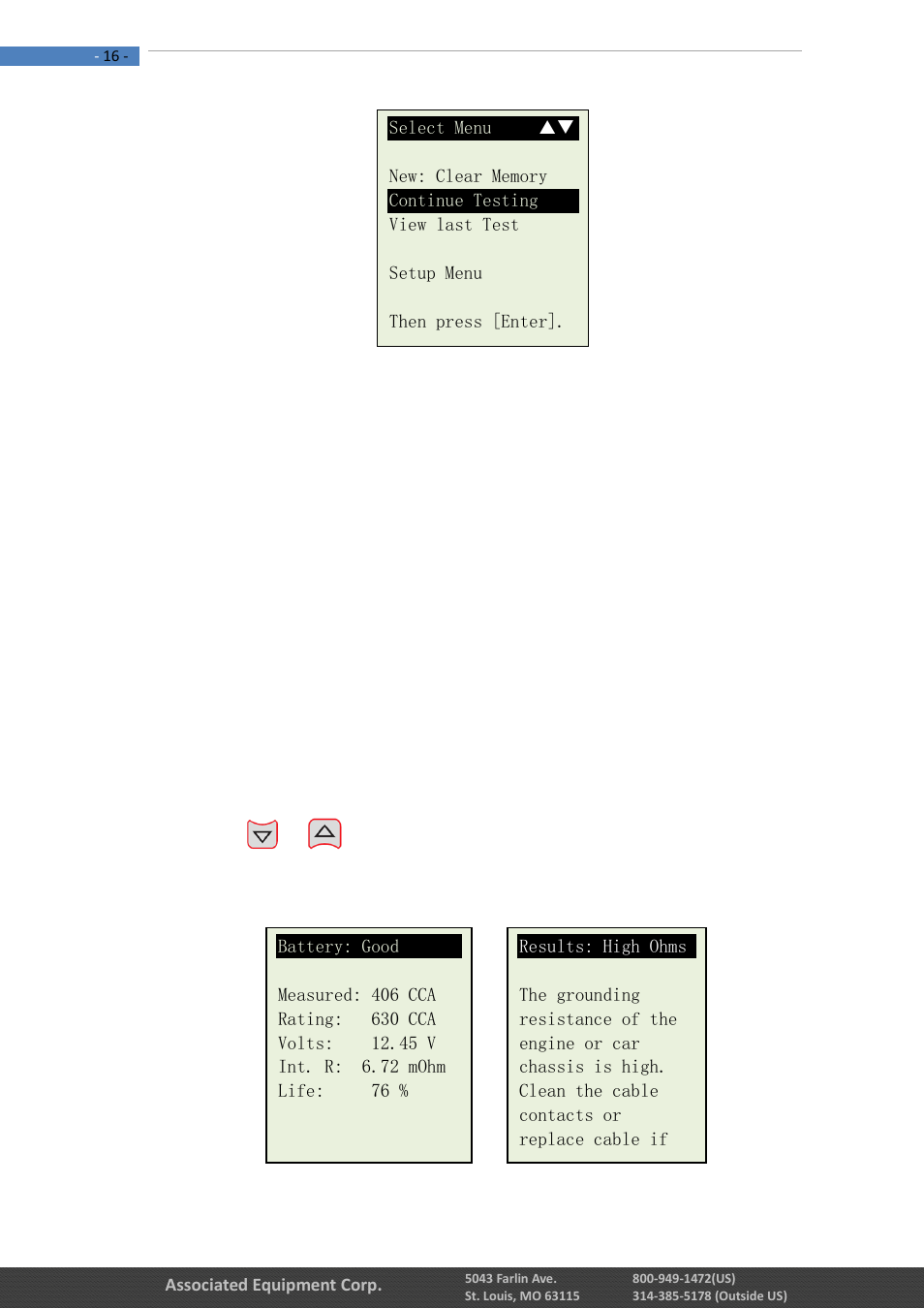 Associated Equipment 12-1015 Manual User Manual | Page 16 / 56