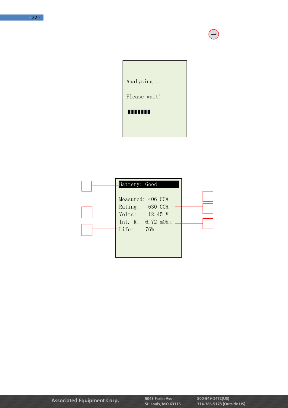 Associated Equipment 12-1015 Manual User Manual | Page 22 / 56