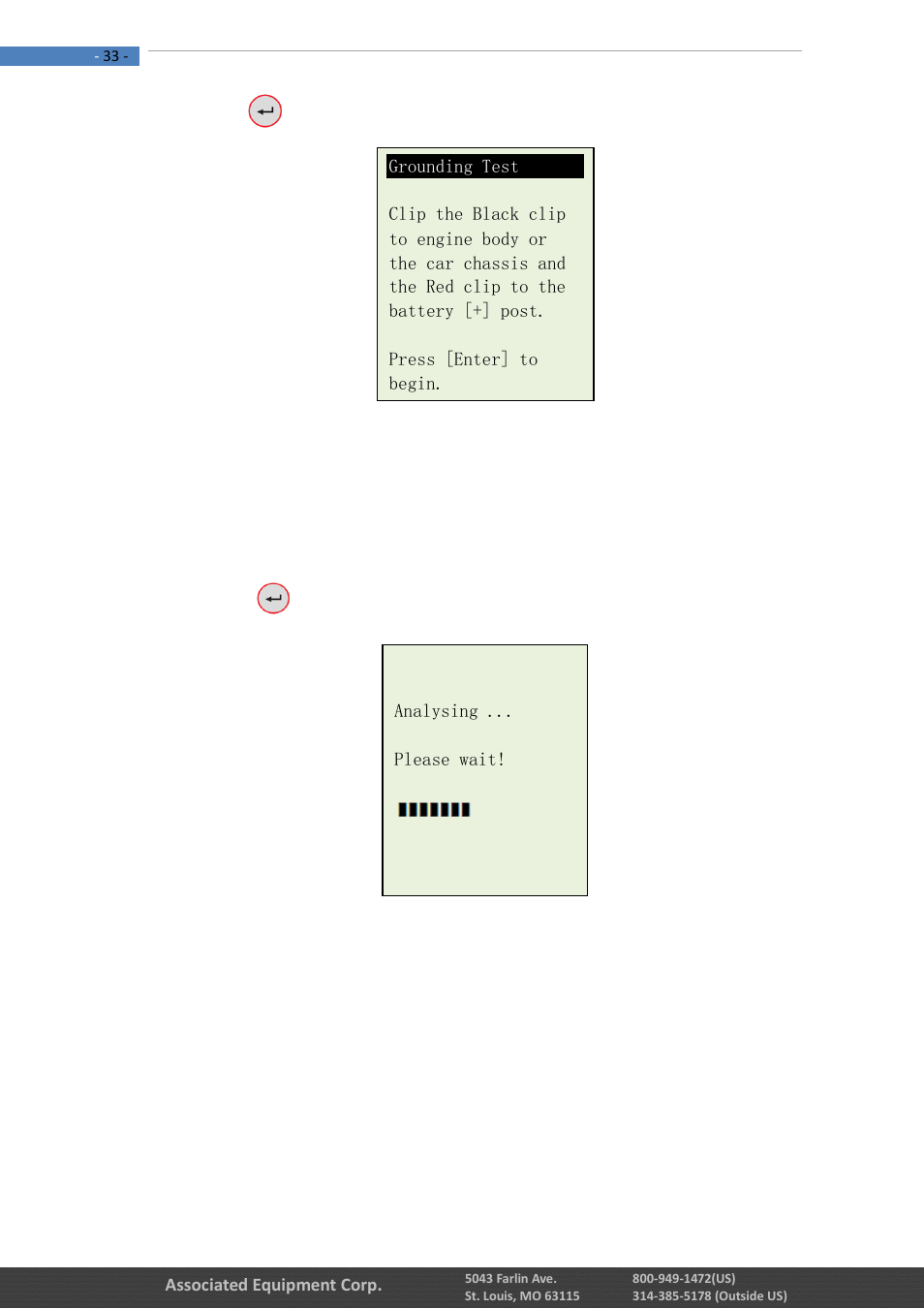 Associated Equipment 12-1015 Manual User Manual | Page 33 / 56