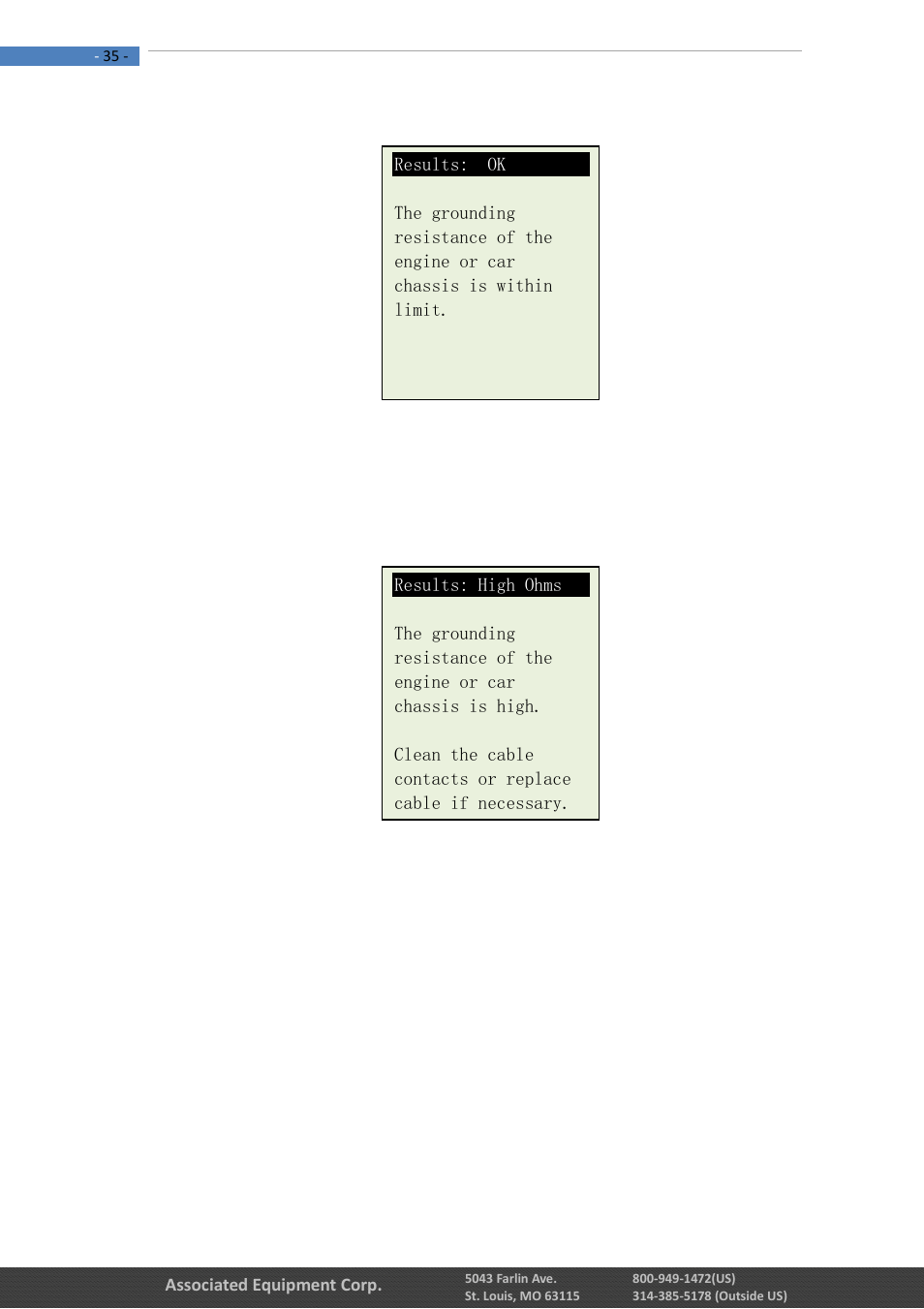 Associated Equipment 12-1015 Manual User Manual | Page 35 / 56