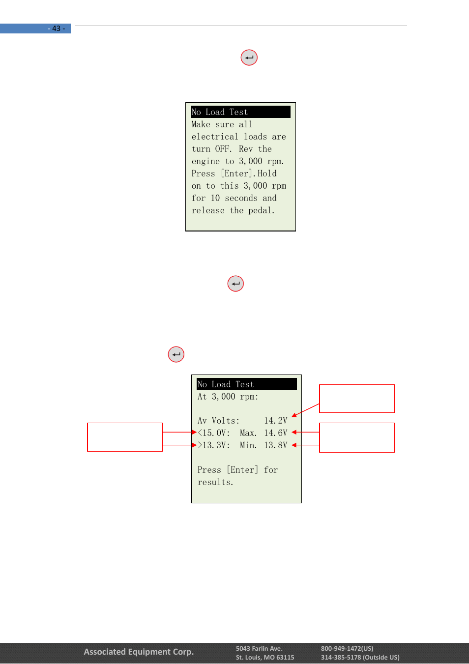 Associated Equipment 12-1015 Manual User Manual | Page 43 / 56