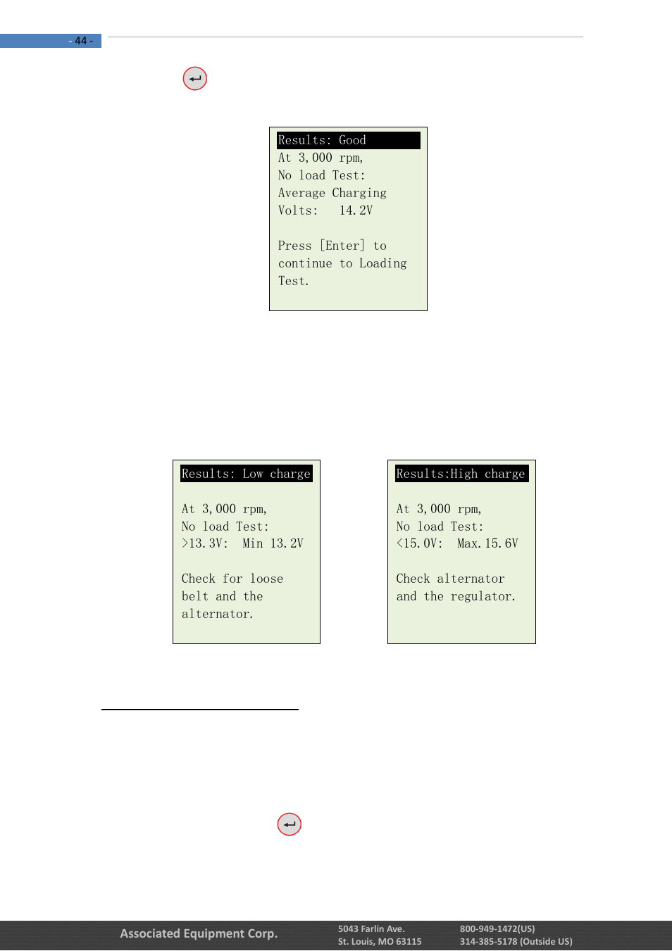 Associated Equipment 12-1015 Manual User Manual | Page 44 / 56