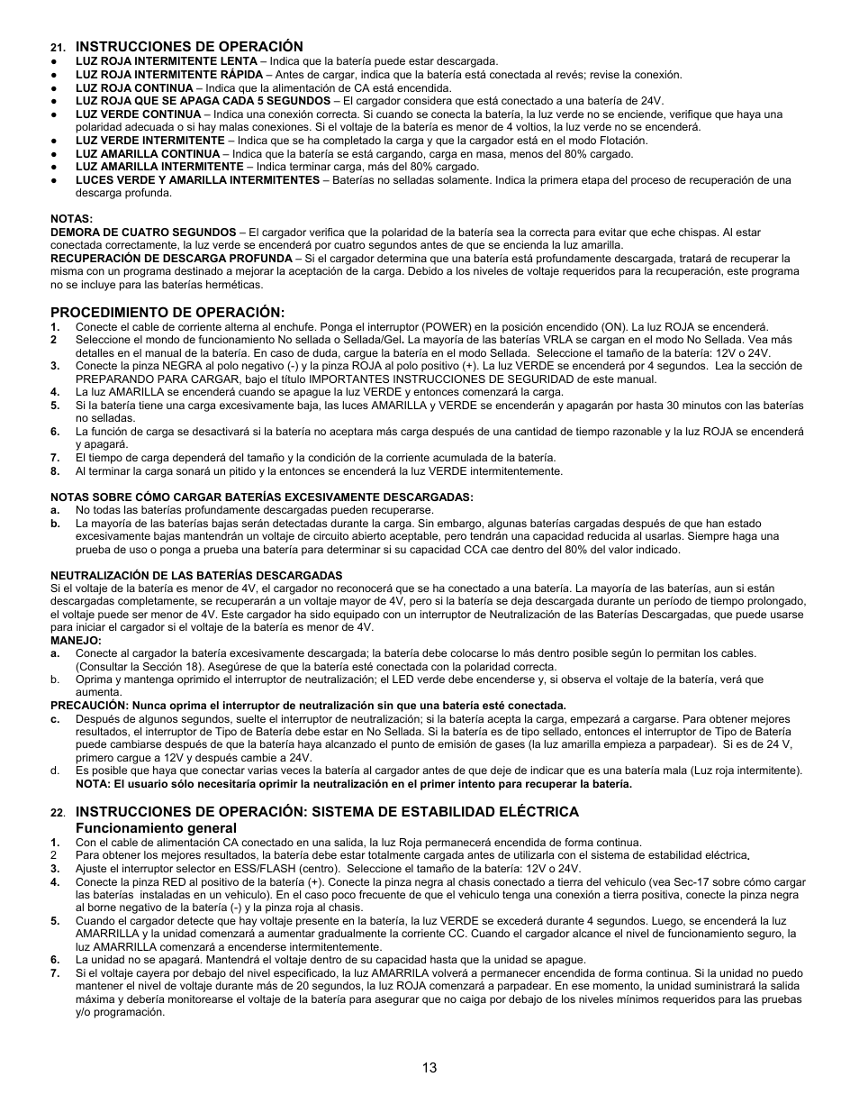 Associated Equipment ESS6011 User Manual | Page 13 / 16