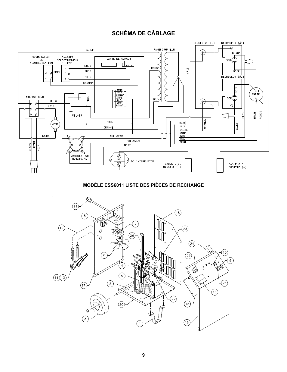 Schéma de câblage | Associated Equipment ESS6011 User Manual | Page 9 / 16