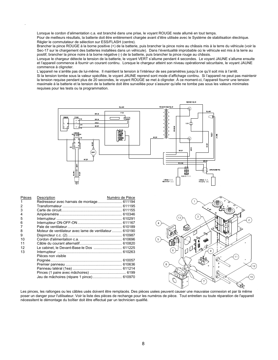 Schéma de câblage | Associated Equipment 9640 User Manual | Page 8 / 12