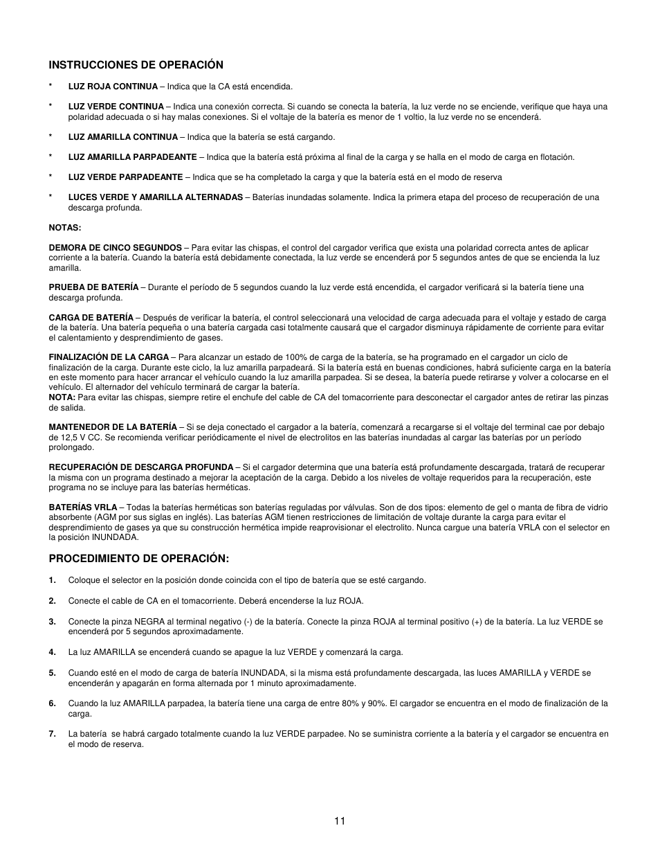 Associated Equipment 6058 User Manual | Page 11 / 12