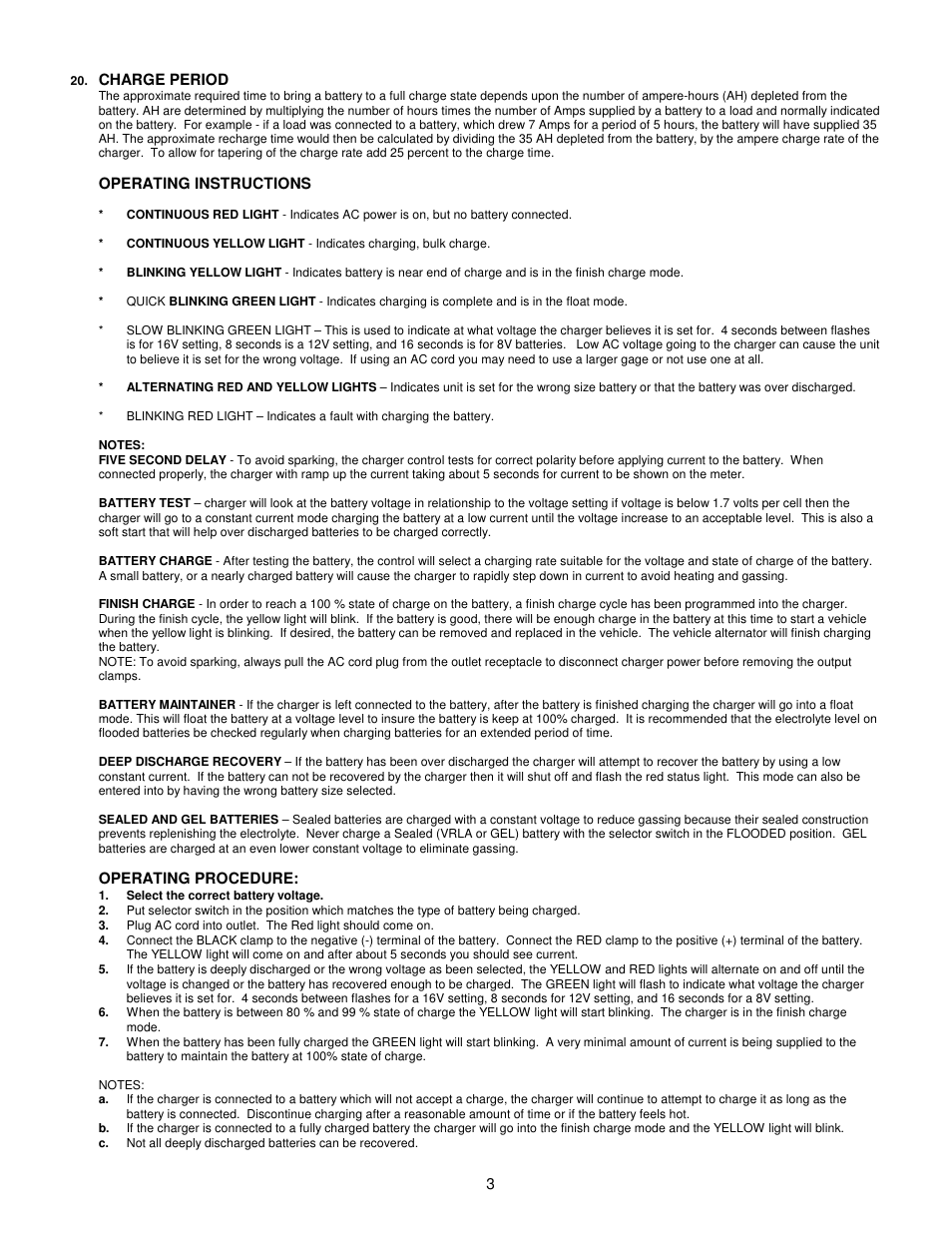 Associated Equipment 6058 User Manual | Page 3 / 12
