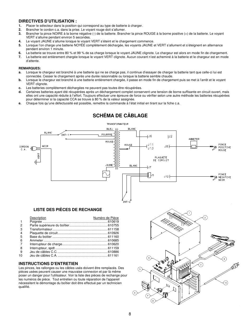 Schéma de câblage | Associated Equipment 6058 User Manual | Page 8 / 12