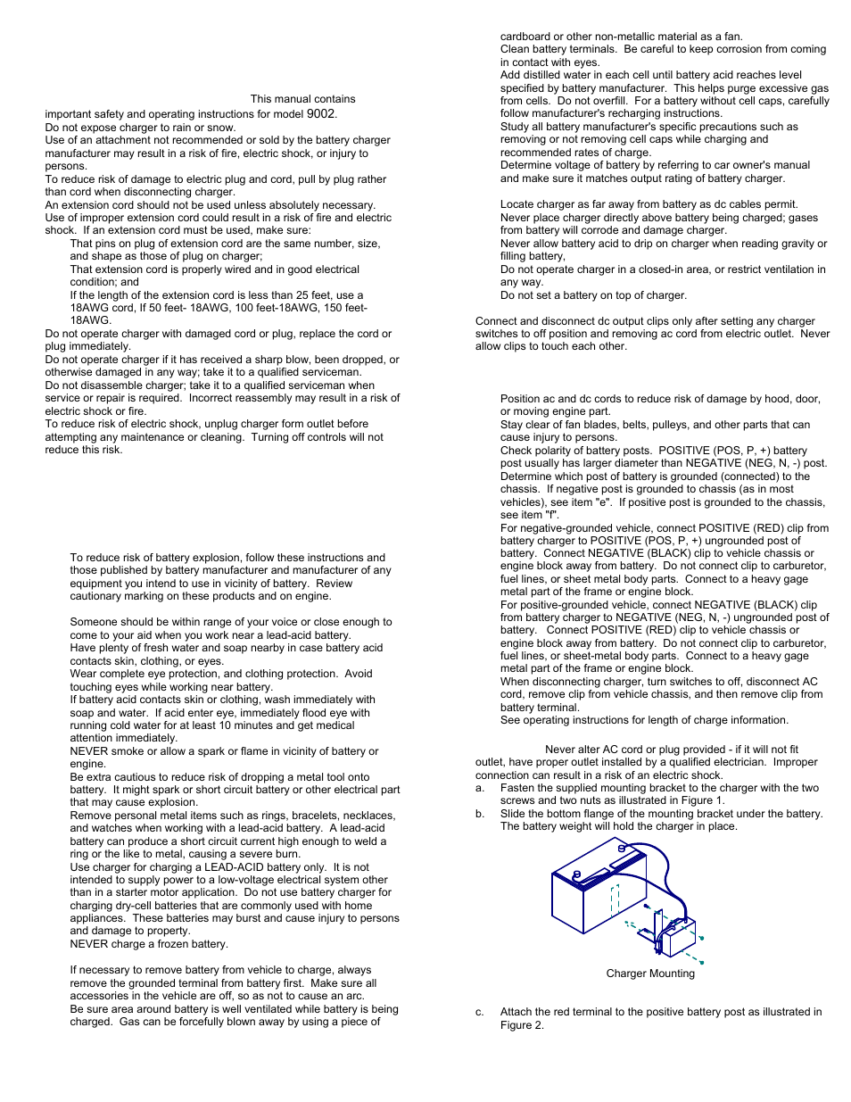 Associated Equipment 9002 User Manual | 7 pages