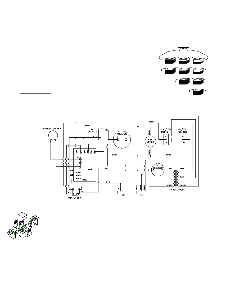 Wiring diagram | Associated Equipment 6082 User Manual | Page 3 / 4