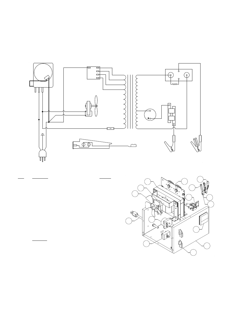 Wiring diagram, Model 6010a parts list, Maintenance instructions | Associated Equipment 6010A User Manual | Page 4 / 5