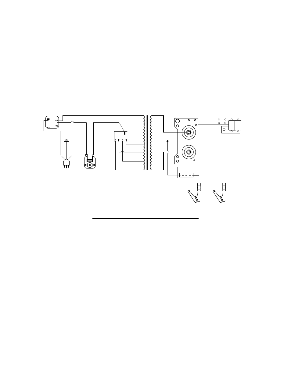 Aviso, Diagrama de cables, Lista de partes del modelo us20 | Instrucciones de mantenimiento | Associated Equipment US20 User Manual | Page 12 / 12