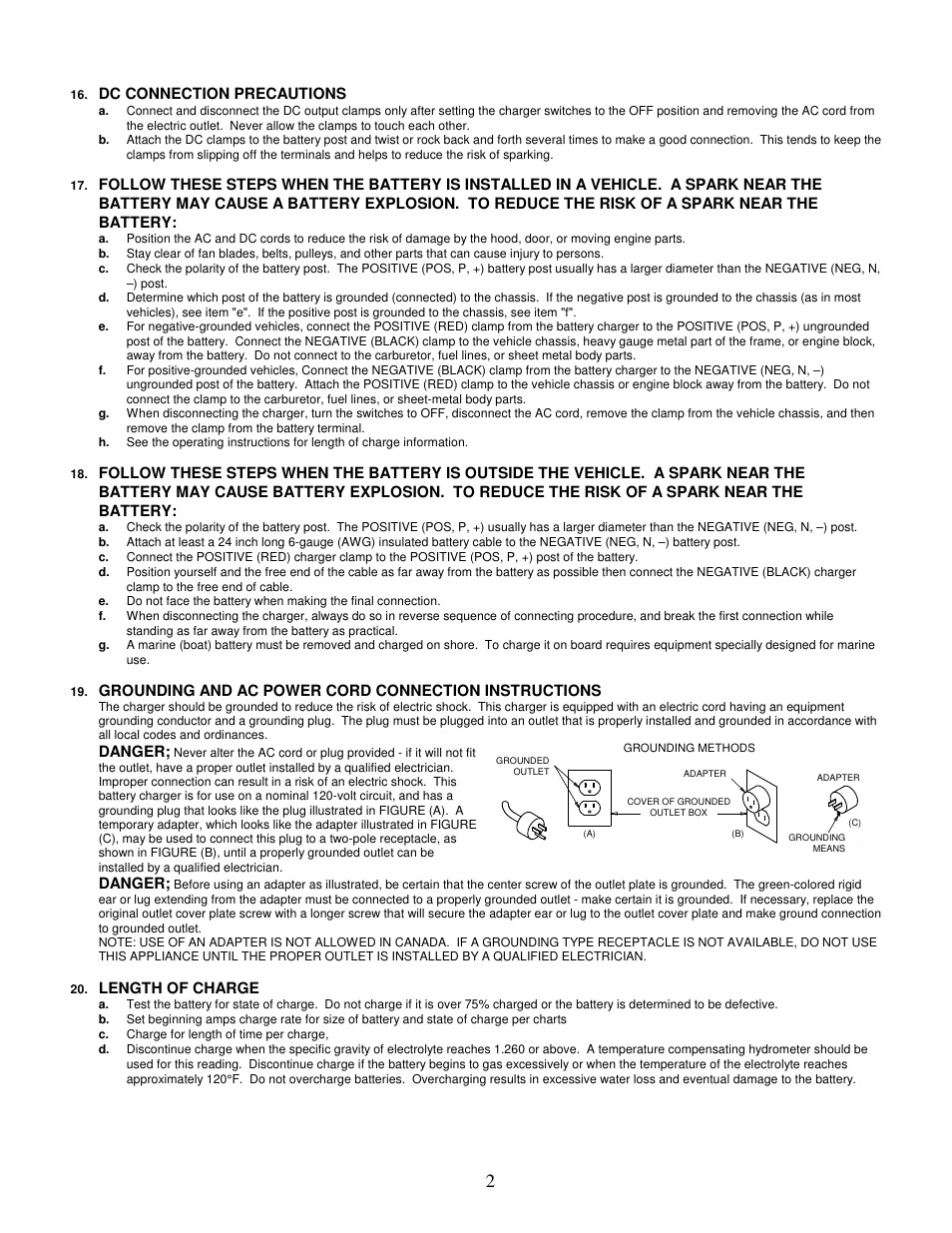 Associated Equipment US18 User Manual | Page 2 / 12