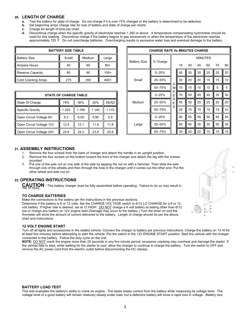 Caution | Associated Equipment 6021 User Manual | Page 3 / 6