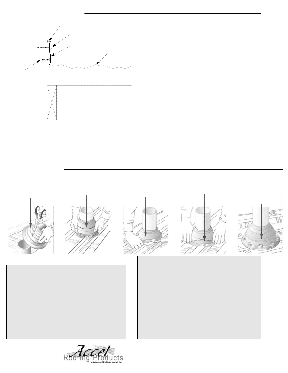Pipe detail, Sidewall detail, Atas international, inc | ATAS Granutile Panel User Manual | Page 4 / 4