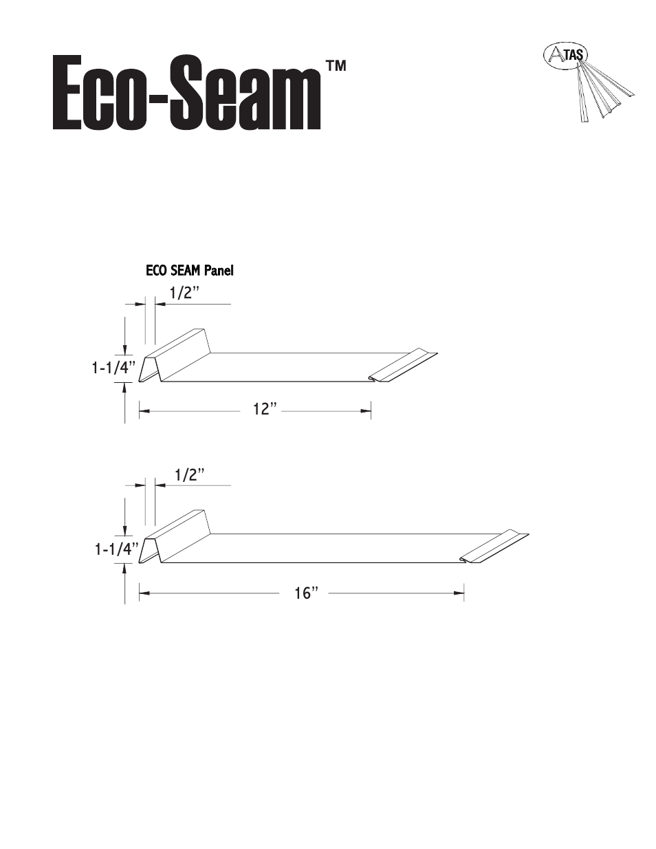 ATAS Eco-Seam User Manual | 4 pages