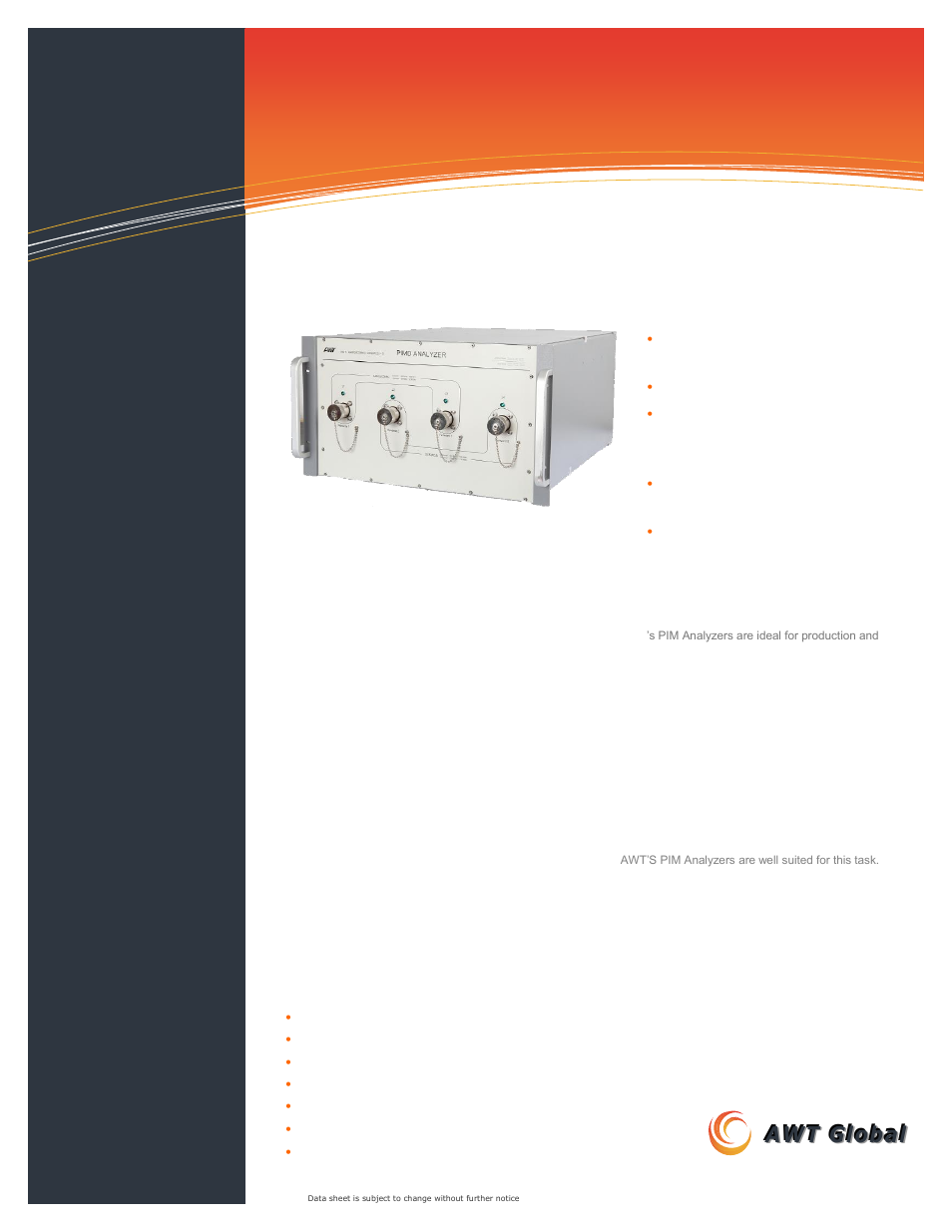 Atec AWT-PIM-Single Series User Manual | 2 pages