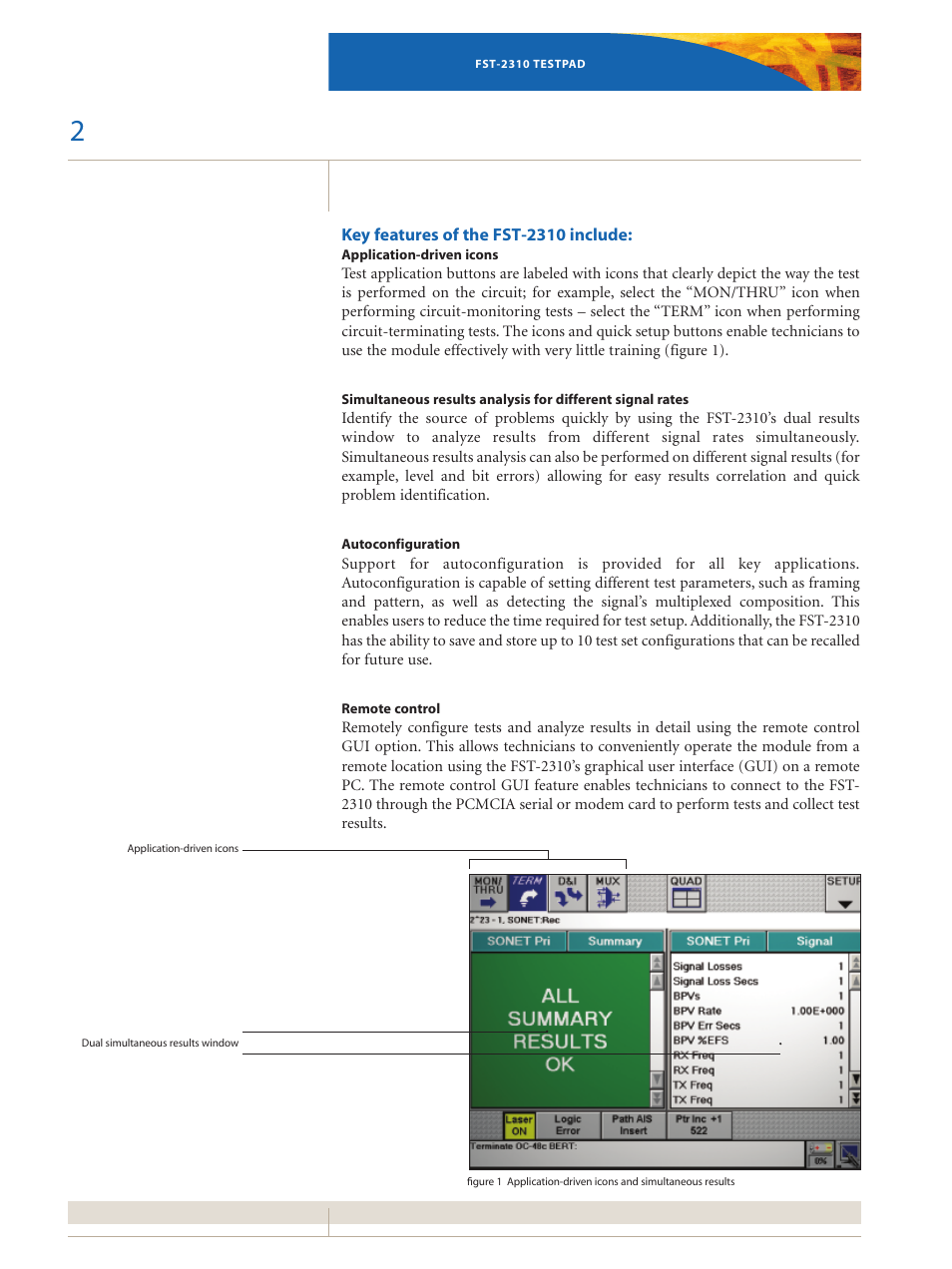Atec JDSU-FST-2310 User Manual | Page 2 / 10