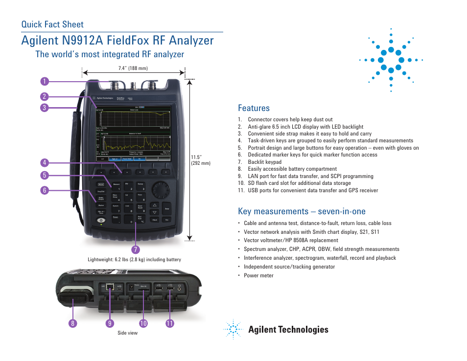 Atec Agilent-N9912A User Manual | 2 pages