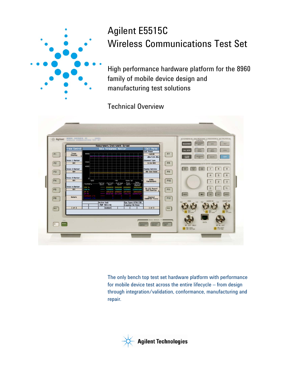 Atec Agilent-E5515C User Manual | 4 pages